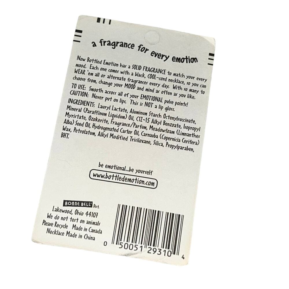 Bonne Bell Lip Smackers Bottled Emotion Powerful Solid Fragrance Stick Perfume - Picture 5 of 9